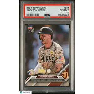 Jackson Merrill 2024 Topps Now #591 Rookie PSA 10 /4543