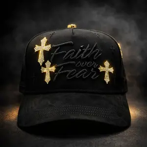 Faith over fear BLK Gold