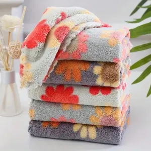30Pcs Boho Floral Absorbent Towels, Multi-purpose Fast Drying Cleaning Cloths, Soft Cleaning Towel