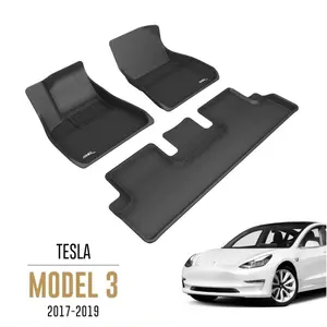 3D All-Weather Floor Mats | Tesla Model 3 2017- 2019