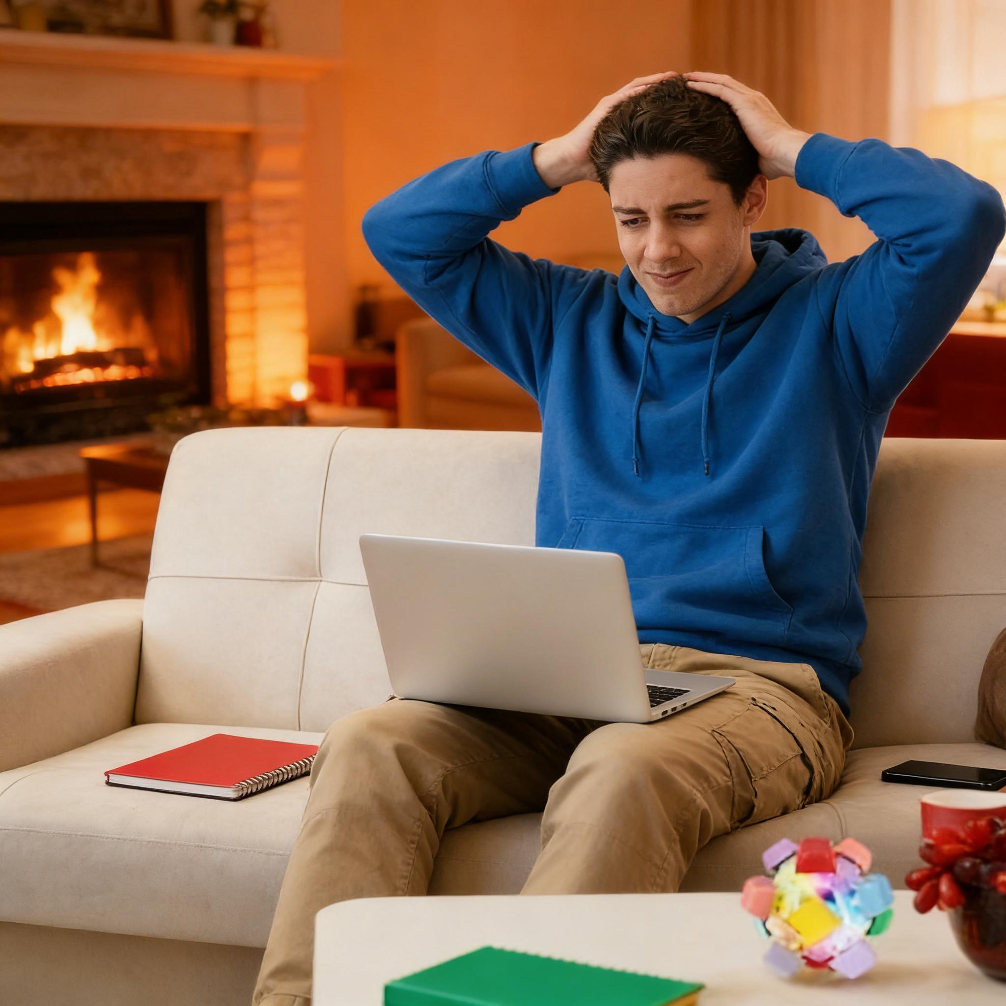 LED-Illuminated Keyboard Clicker – Sensory Fidget Toy for Stress Relief