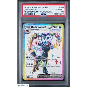 2025 Pokemon Scarlet & Violet Black Star Promos Umbreon ex PSA 10 #176