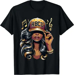 100% Cotton Beautiful Black Women HBCU T-Shirt