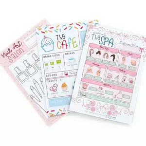 Pampered Playtime Bundle 5" x 7" 50 Sheets Notepad Bundle for Pretend Play Made in USA