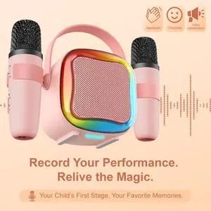 Bluetooth Karaoke Microphone Wireless: Karaoke Mic for Adults Kids Singing - Perfect Toys for Girls Birthday Gifts