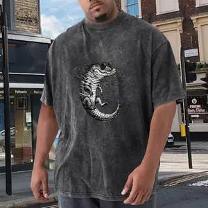 Alligator Lovers Vintage Washed Tee, Retro Gator Shirt, Cute Crocodile Graphic T-Shirt, Soft Comfort Colors® Style Unisex Top, Nature Lover Gift, Wildlife Animal Apparel