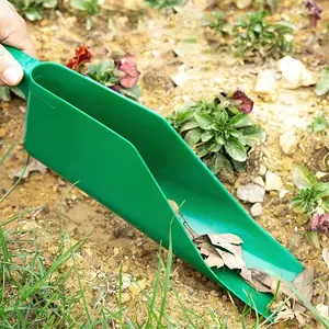 Drainage Gutter Cleaning Tool, Non-Slip Ergonomic Spade, Durable Plastic Scoop for Roof Gutters and Downspouts, Clear Leaves