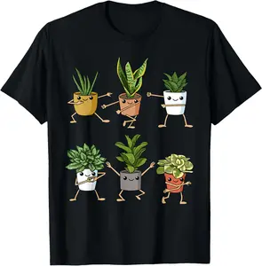 100% Cotton Top Plant Lover Gift Women Florist Tshirt Gardener Gifts Plants T-Shirt