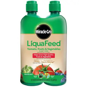 LiquaFeed Tomato, Fruits and Vegetables Plant Food 16 oz. for In-Ground and Container Plants, Liquid Fertilizer (2-Pack)