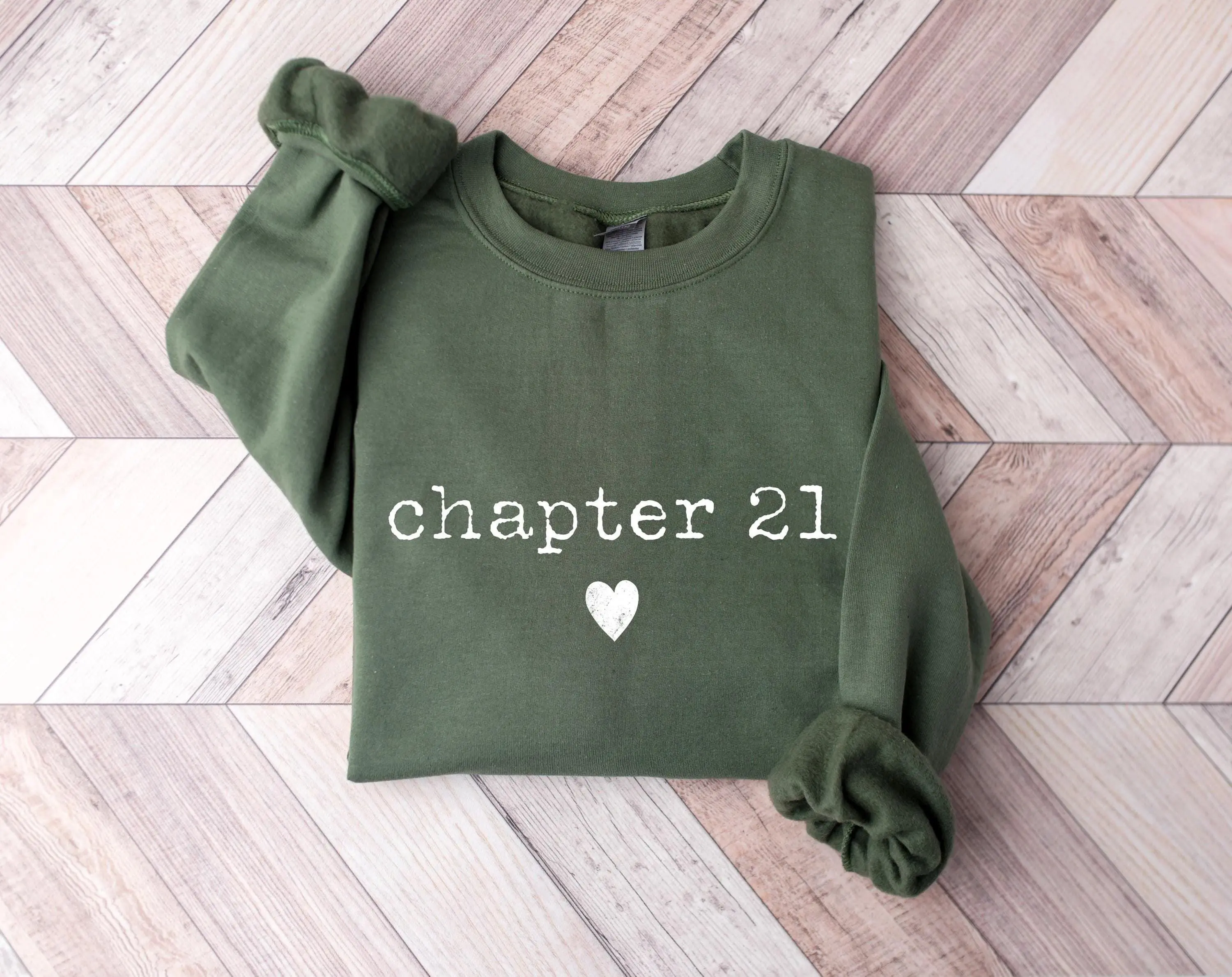 Chapter Birthday Sweatshirt, 21st Birthday Gift, Custom Year Sweatshirt, Personalized Sweatshirt, Book Lover Hoodie, Number Birthday Hoodie