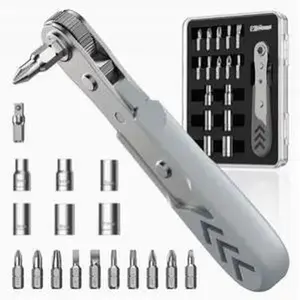 Hex Socket Wrench Set – Quick Release Ratchet Spanner & Internal Hex Key Screwdriver Kit |   Durable Hand Tool Set for Mechanics, DIY Projects & Home Auto Repair |   Professional Heavy-Duty Repair Tools