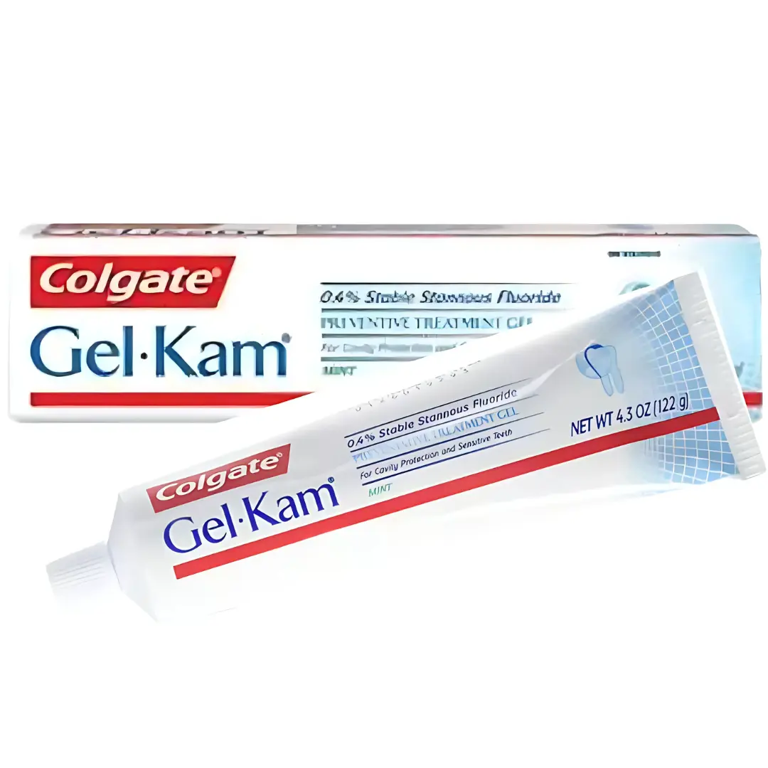 6-Pack Gel-Kam Preventative Hypersensitivity Treatment Gel, 0.4% Stannous Fluoride, 4.3 oz, Mint - For Hypersensitivity Treatment Tooth Gel