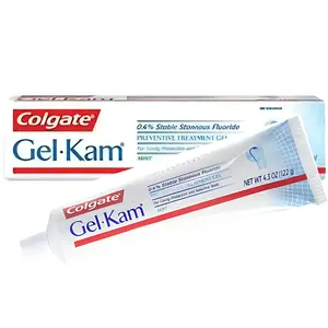 Gel-Kam Preventative Hypersensitivity Treatment Gel (Mint or Fruit Berry Flavor), 0.4% Stannous Fluoride, 4.3 oz- For Hypersensitivity Treatment Tooth Gel