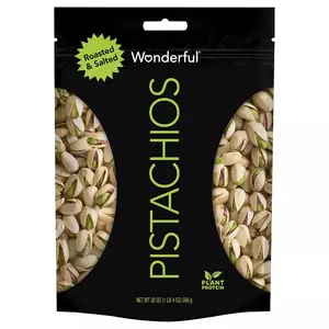 Wonderful Pistachios Roasted & Salted - 20oz Snack Protein