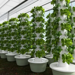 9-story hydroponic tower three-dimensional vertical garden planting tower gas culture tower soilless cultivation shelf home vegetable strawberry planting
