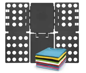 Shirt Folder Clothes Folding Board Laundry Easy to Fold Clothes, Black