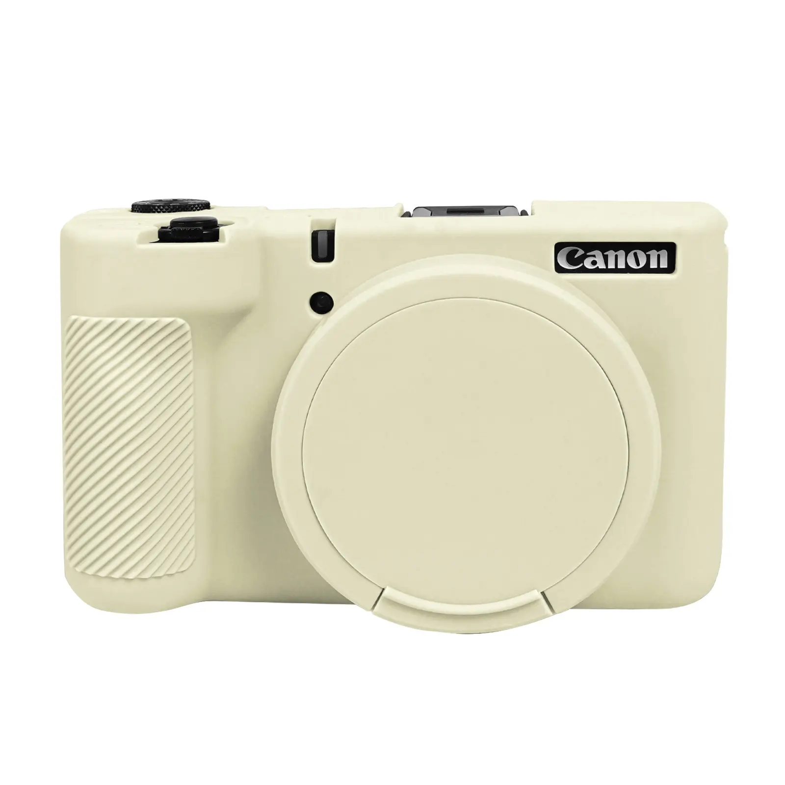 Easy Hood Silicone Camera Case for Canon PowerShot V1, Lightweight and Soft Rubber Camera Cover with Lens Cap Protective Case for Canon V1 Camera(Case Only)