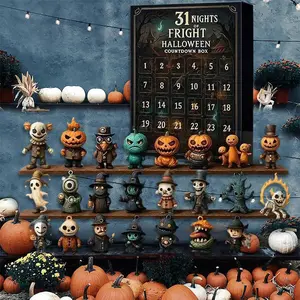 7/15/31 Nights of Terror—Halloween Countdown Gift Set, featuring a 3D pop-up figure. 2025 Halloween Countdown Calendar Gift Set, containing a collectible-grade 3D horror figure. Perfect for gifting to friends or horror enthusiasts.