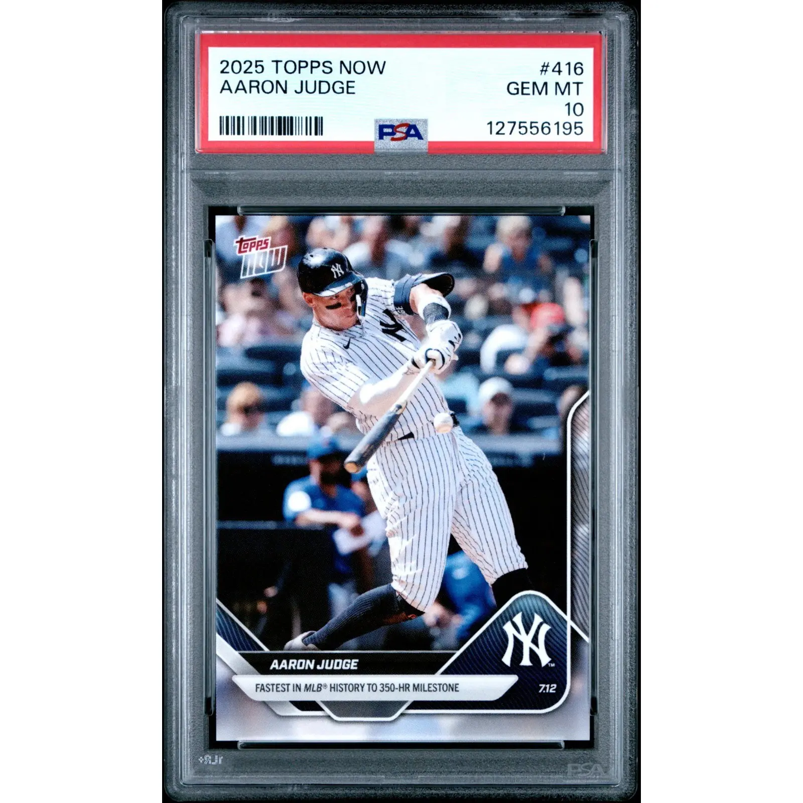 2025 Topps Now - Aaron Judge #416 PSA 10