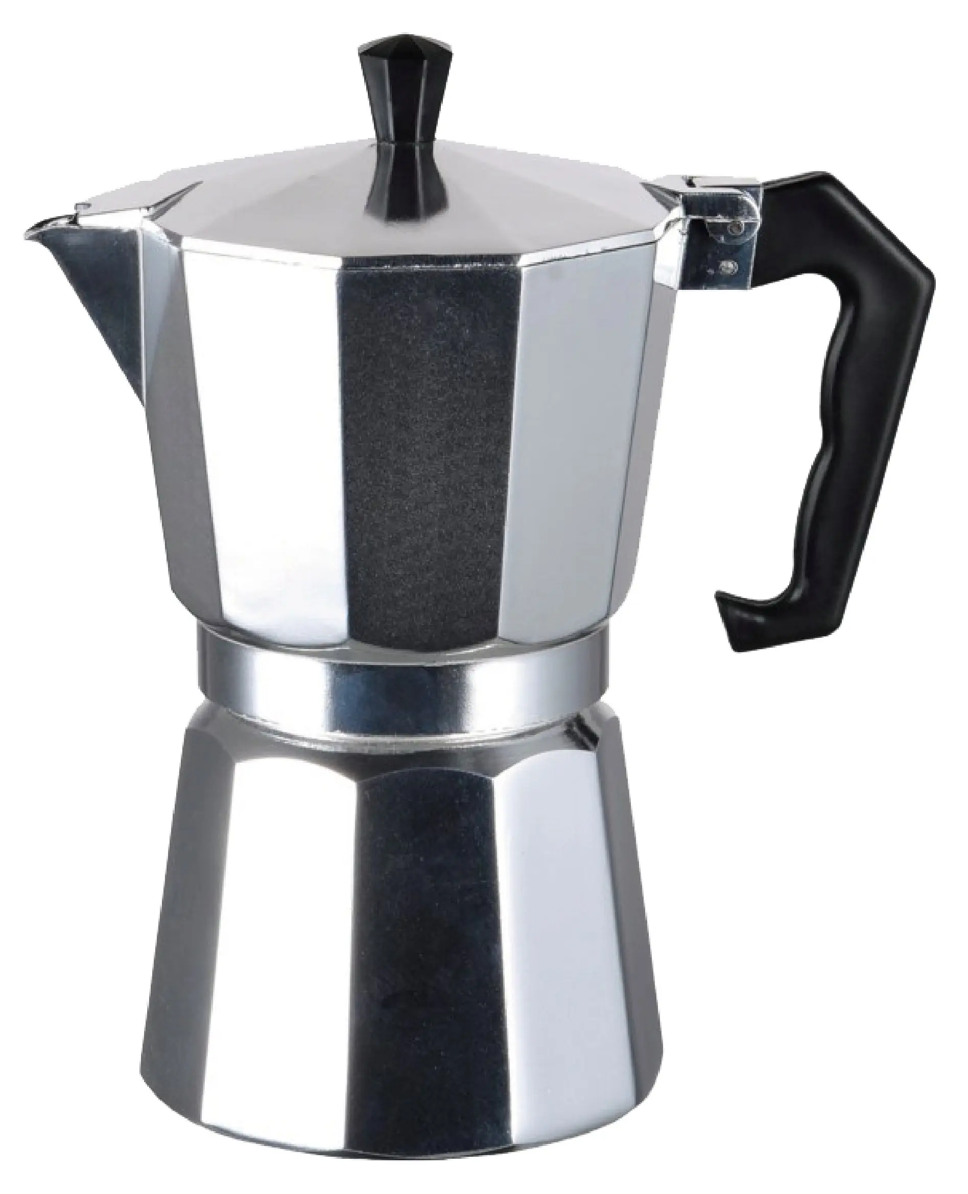 Primula Aluminium Espresso Filter Pot - Cost-Effective, Easy to Use, Easy to Clean, 4 Sizes Available for Flavorful Results