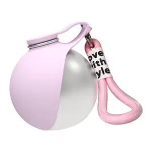 Metal 304 Stainless Steel Leakproof Dog Travel Water Bottle for Camping