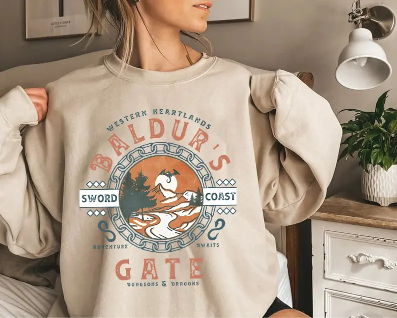Baldurs Gate 3 Adventure Awaits Sweatshirt, Astarion High Elf Shirt, Astarion Bulders, Video Game Shirt, Gift For Gamers, Astarion BG3 Shirt