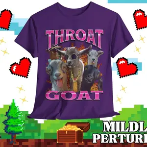 Throat Goat Funny Raunchy Bootleg T-shirt - Unhinged Shirt,, Funny 90s Graphic Tee, Sarcastic T-shirt Gift for Friends, Offensive