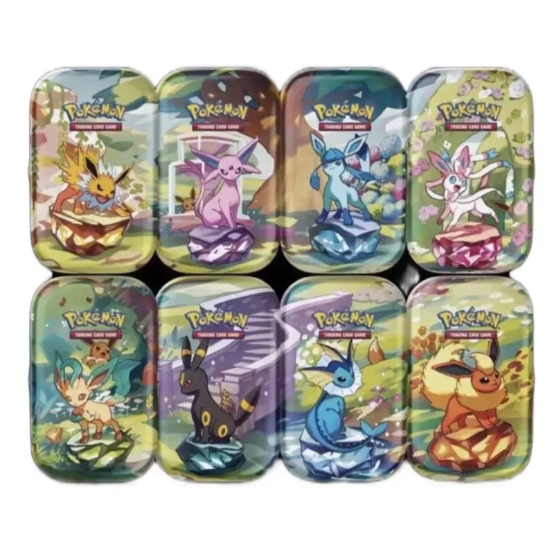 Pokemon TCG: Prismatic Evolutions Mini Tins FULL ART SET OF 8 RipnShip