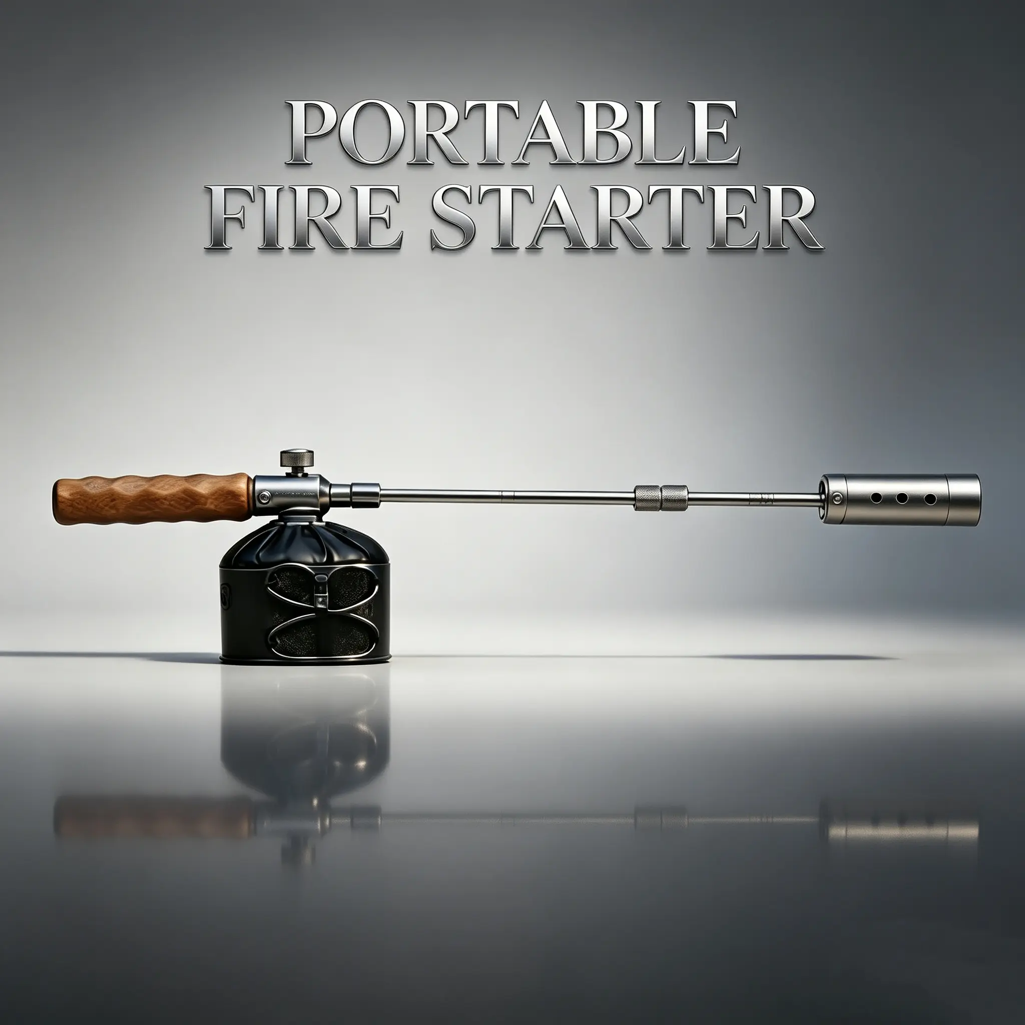 Portable Adjustable Utility Tool with Detachable Design, Stainless Steel Construction and Comfortable Wooden Handle, Multi Purpose Outdoor Accessory for DIY Projects, Camping Preparation and Everyday Use