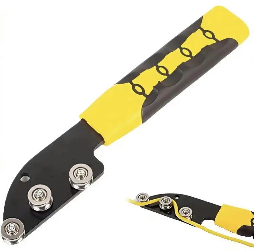 Stainless Steel Manual Wire Straightener Tool, Portable Electrical Wire Parallel Aligner for Electricians, Electrical Box Terminal Wiring & Home Electrical Repair