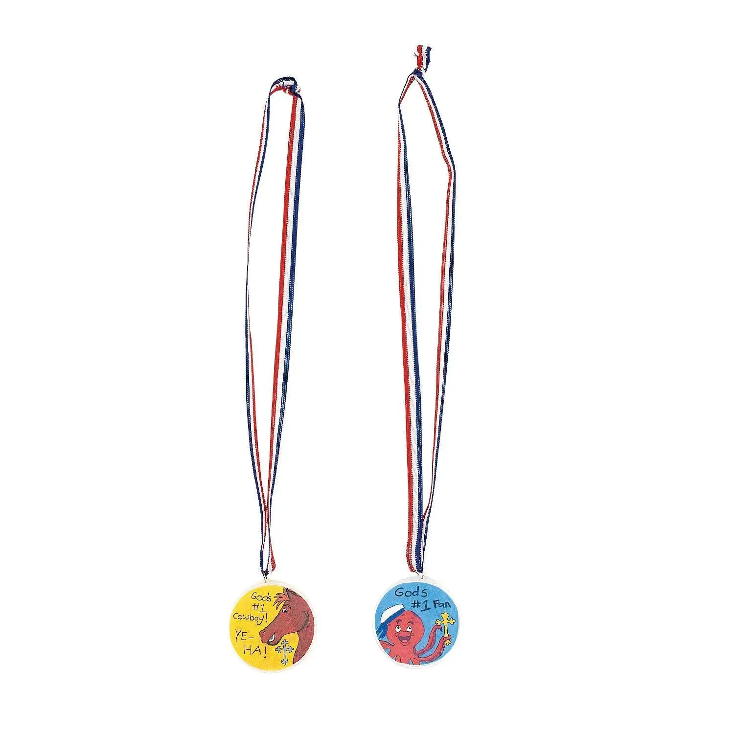 Bulk 48 Pc. DIY Plastic Medals