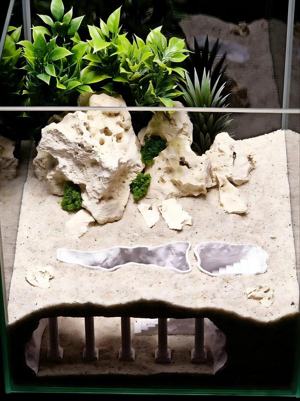 3D Printed Palace Castle Fish Cave, Aquarium Decor for Fighting Fish, Peacock Fish, Small Fish, Perfect Gift for Fish Lovers