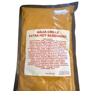 Naija Grille Extra Hot Spice Mix 1lb - Low Sodium All Purpose Seasoning for Chicken Beef Seafood & More