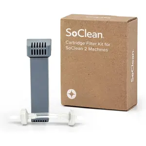 For SoClean Genuine Replacement Cartridge Filter Kit for SoClean 2 Machines | Includes 4 Filter Cartridge and 4 Check Valve | Authentic OEM Part with Full Warranty | New Eco-Friendly Packaging
