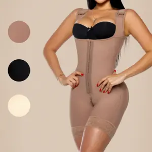 ChicCurve Faja Invisible Stage 2 Tummy Control Shapewear Bodysuit for Women - Compression Fabric for Refined Silhouette & Smooth Look