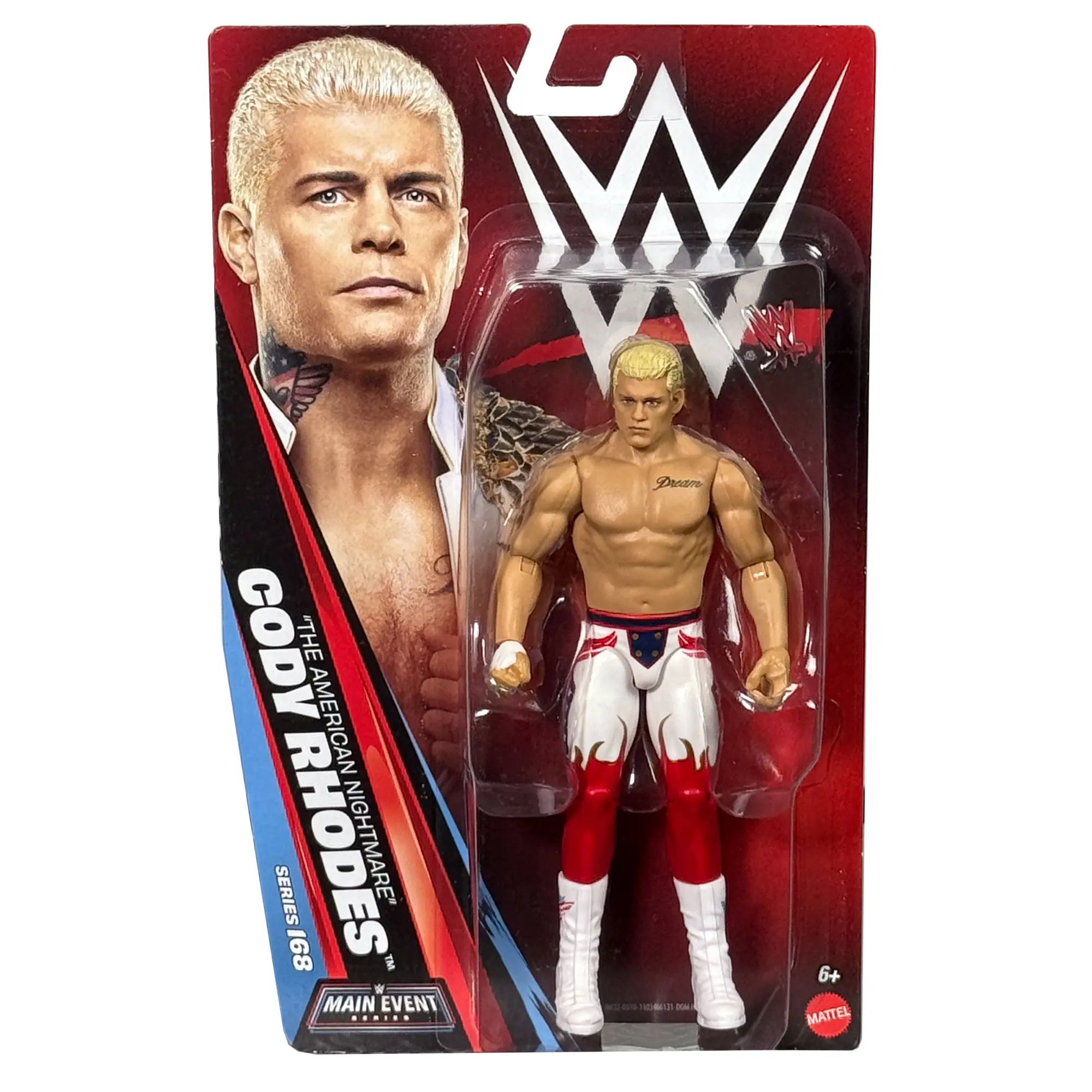 Cody Rhodes - WWE Main Event 168 Mattel WWE Toy Wrestling Action Figure