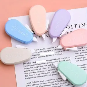 6 Pack of Pastel-Colored Correction Tape - Perfect for School and Office Use, Office Stationery Supplies, Office Supplies