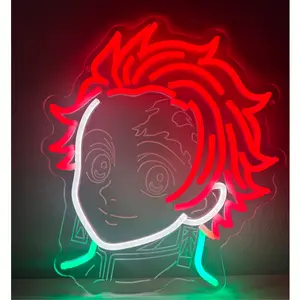 Zenin Decor | LED Slayer Of Demons Wall Art - Tanjiro