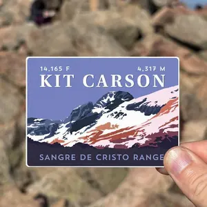 Kit Carson Peak Colorado 14er Sticker