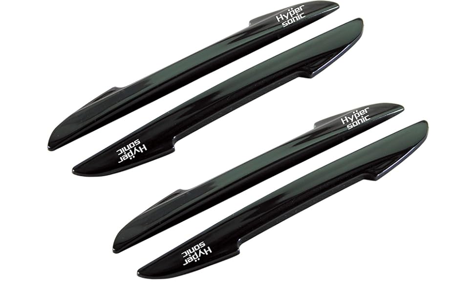2PCS Car Door Edge Guards – Black Trim Protectors Prevent Scratches & Dents, Easy Install for Cars, SUVs & Trucks