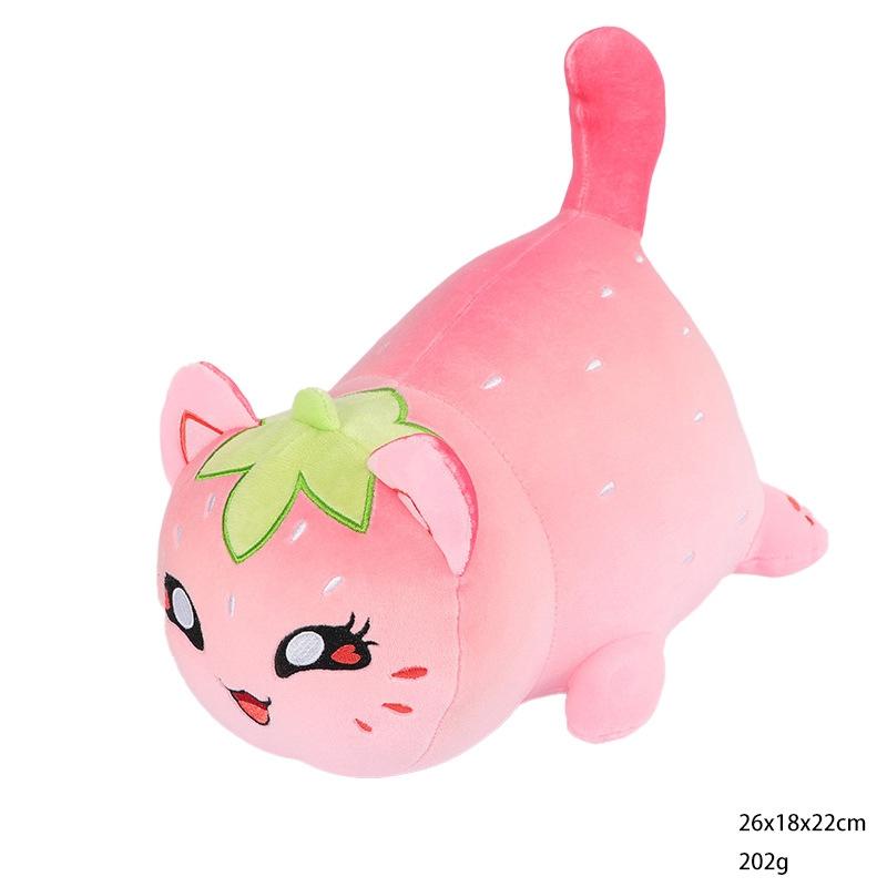 Soft & Skin-Friendly Cat Plush Toy for Kids - Bright & Colorful Design - White Plush Toy