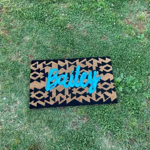 Custom Aztec Door Mat
