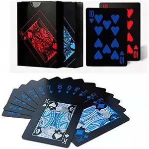 2 Deck of Waterproof Poker Cards and Playing Cards with Flexible Plastic PVC and Classic Trick Cards