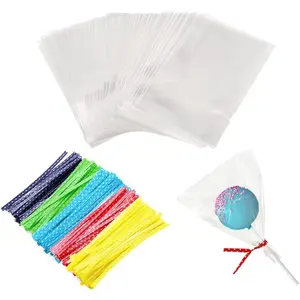 100 count Small Cellophane Bags, 3x4 OPP Rice Crispy Bags for  Goodie Favor Candy Cake Pop Birthday Party Cookies Christmas  Year Wedding Party (3'' x 4'')