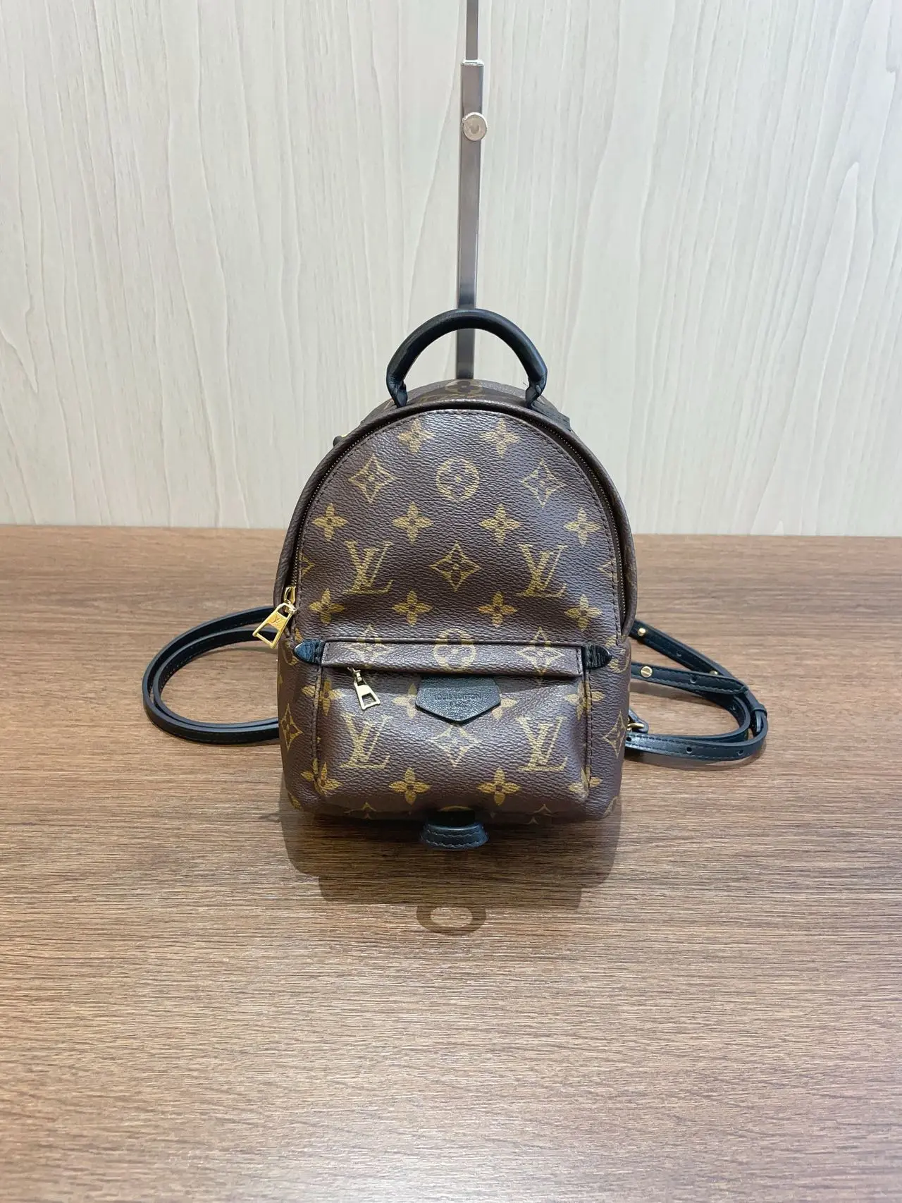 Pre-owned Louis Vuitton canvas Backpacks LV Palm Springs Mini Old Version [NEW Z]