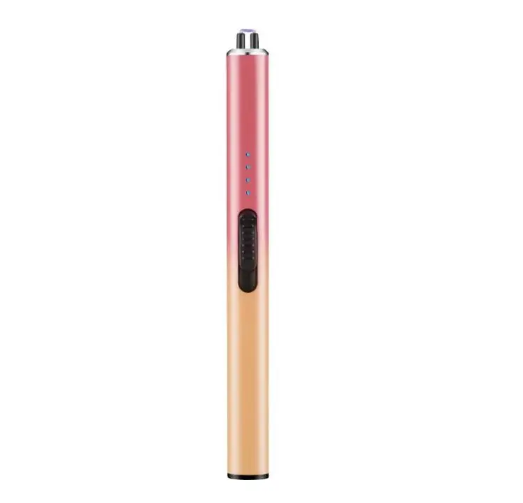Rechargeable Plasma Arc Lighter Fire Starter - USB Charge, Long Reach, Windproof Kitchen Gadget with Data Cable, for Scented Candles, Gift Idea Option