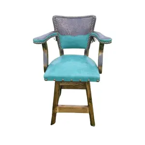 West Collection Swivel Barstool
