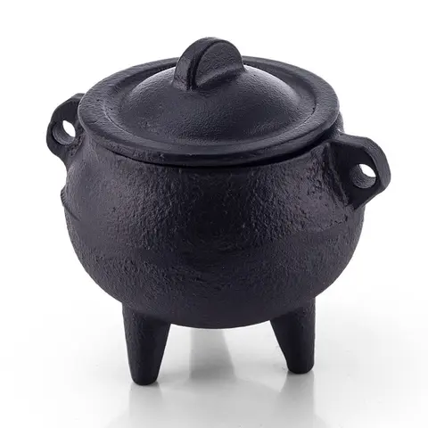 Small Cast Iron Sage Burner, Candle Burner, Iron Art Incense Holder, Yoga Meditation Aromatherapy, Halloween Christmas Decor, Home Office Decoration, Aromatherapy Home Fragrances