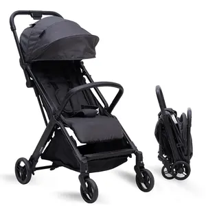 Baby Stroller,Umbrella Stroller with Automatic Fold,Baby Strollers with Pop Out Sun Canopy,Baby Airplane Travel Essentials(Black)