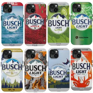 Busch Light Beers Phone Case, Busch Light Apple/Farmer Drink For iPhone 16 15 14 13 12 11 X Xs Xr 8, Unique Accessories, Durable Cover